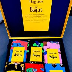 The Beatles Socks Box Set of 6 Pairs